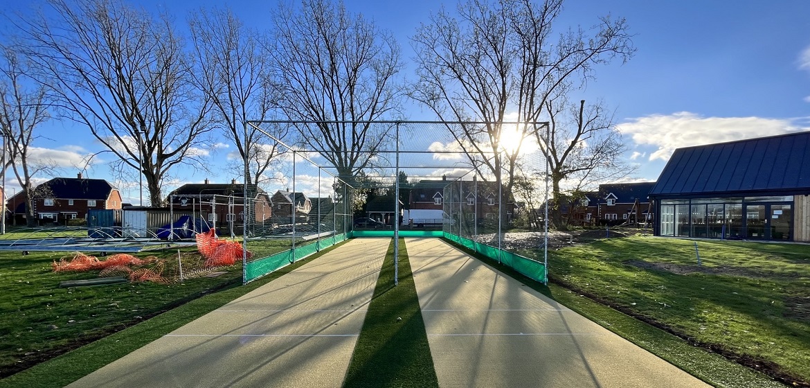 Kingston Bagpuize CC net themselves a new facility Dura Sport